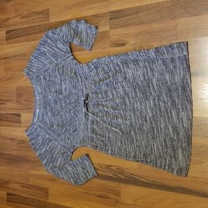 Juicy Couture Gray Knit Dolman Sleeve Shirt Dress
